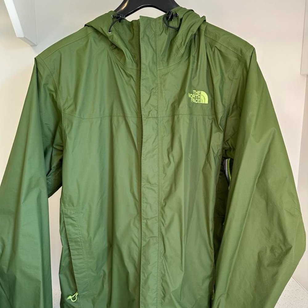 The North Face Olive Green Raincoat